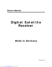 EuroSky Digital Satellite Receiver Owner's Manual