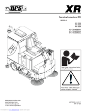 R.P.S. Corporation XR 34'' DISK Operating Instructions Manual