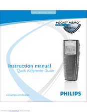 Philips Pocket Memo 9450 Instruction Manual
