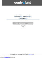 Controlant CO 01.01 User Manual