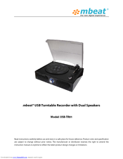 mbeat USB-TR04 Instruction Manual