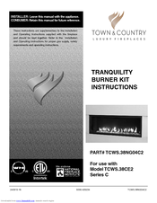 Town & Country Fireplaces TCWS.38NG04C2 Instructions For The Use