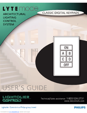 Lightolier LyteMode User Manual