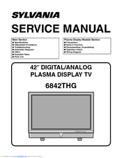 Sylvania 6842THG Service Manual