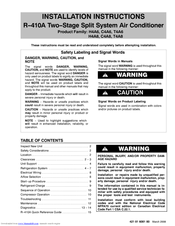 HEIL C4A6 Installation Instructions Manual