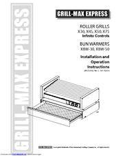 Grill-Max Express X45 Installation And Operation Instructions Manual