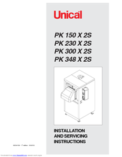 Unical PK 300 X 2S Installation And Servicing Instructions