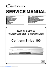 Centrum Sirius 100 Service Manual