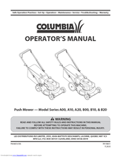 Columbia Series A4 Operator's Manual