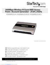 StarTech.com R300WN22GA Manuals