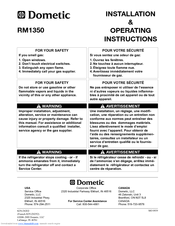 Dometic RM1350WIM Manuals | ManualsLib