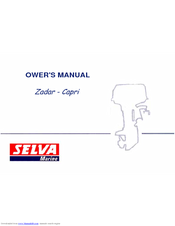 Selva CAPRI - S135 Owner's Manual