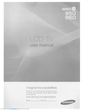 Samsung LN46A850S1F Manuals | ManualsLib