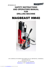 JEI MAGBEAST HM40 Operation & Safety Manual