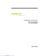 Televic TCS5500 Installation Manual