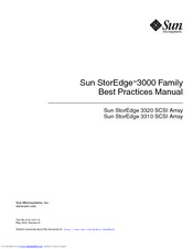 Sun Microsystems StorEdge 3320 Best Practices Manual