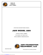 J&M 220 Operating And Maintenance Manual
