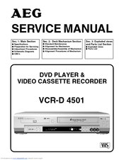 AEG VCR-D 4501 Service Manual
