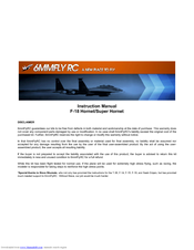 6mmFlyRC F-18 Hornet Instruction Manual