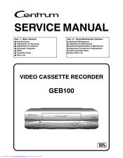 Centrum GEB100 Service Manual
