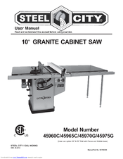 Steel City 35972 User Manual