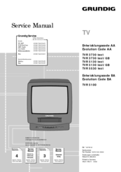 Grundig TVR 3730 TEXT/FR Service Manual