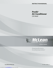 McLean Cooling Technology ProAir CR43 Instruction Manual