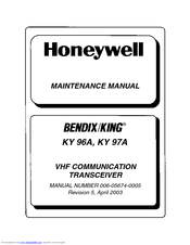 BENDIXKing KY 96A Maintenance Manual