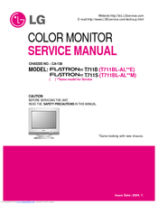 LG Flatron EZ T711S Service Manual