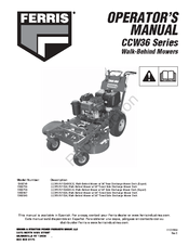 Ferris CCWKAV1536SDCE Operator's Manual