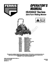Ferris Is2000zb2852 Manuals Manualslib