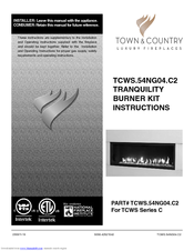 Town & Country Fireplaces TCWS.54NG04.C2 Instructions For The Use
