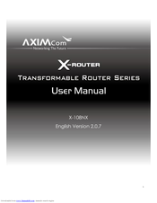 AXIMCom X-108NX User Manual