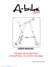 Sinclair Research A-bike Plus User Manual