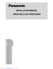 Panasonic U-8MX3XPQ(A) Installation Manual
