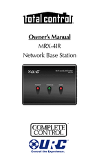 Total Control MRX-4IR Owner's Manual