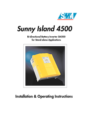 SMA Sunny Island 4500 Installation & Operating Instructions Manual