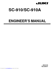 JUKI SC-910A Engineer's Manual