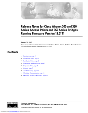 Cisco Bridge 350 Series Release Notes