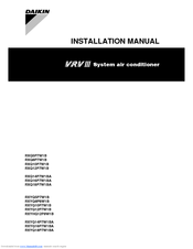 Daikin RXQ14P7W1BA Installation Manual