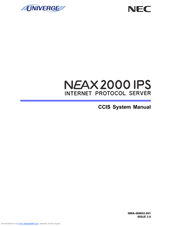 Nec NEAX 2000 IPS System Manual