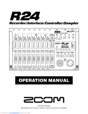 Zoom R24 Manuals | ManualsLib