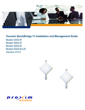 Proxim Tsunami QB.11 5054-R-LR Installation Manual