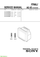 Sony TRINITRON KV-EX34M39 Service Manual