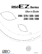 Riso 390 User Manual