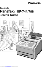 Panasonic Panafax UF-788 User Manual