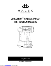 Halex QUIKSTRAP Instruction Manual