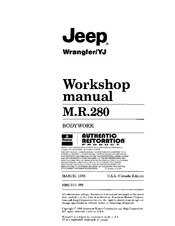 Jeep 1987 Wrangler YJ Workshop Manual