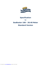 Seaboater 100 Specifiations