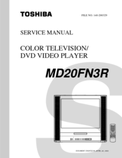 Toshiba MD20FN3/R Service Manual